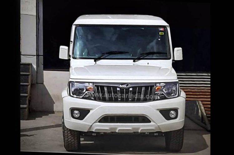 2020 Mahindra Bolero Power Facelift Front Spy Shot