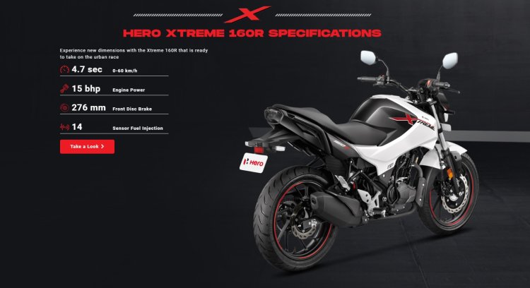 Hero Xtreme 160r Listed On Official Website To Be Launched Soon