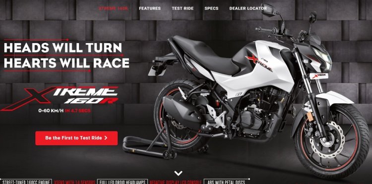 Hero Xtreme 160r Right Side View