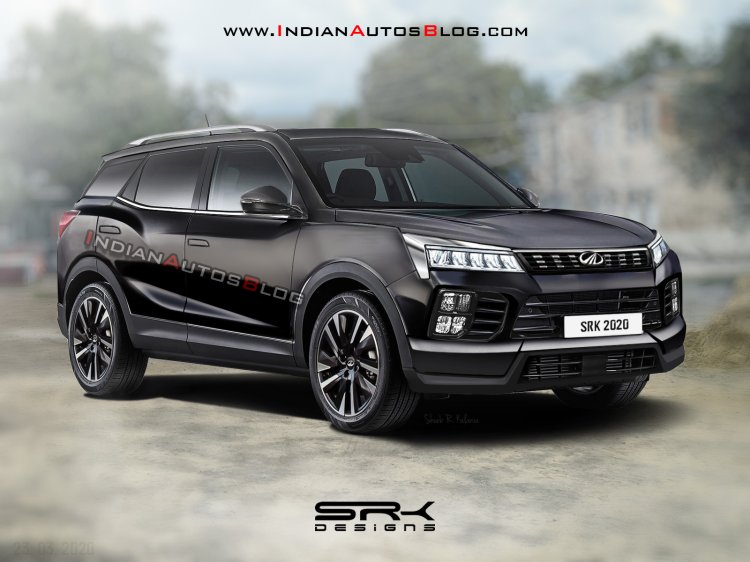 Next-gen 2021 Mahindra XUV500 (Mahindra W601) - IAB Rendering