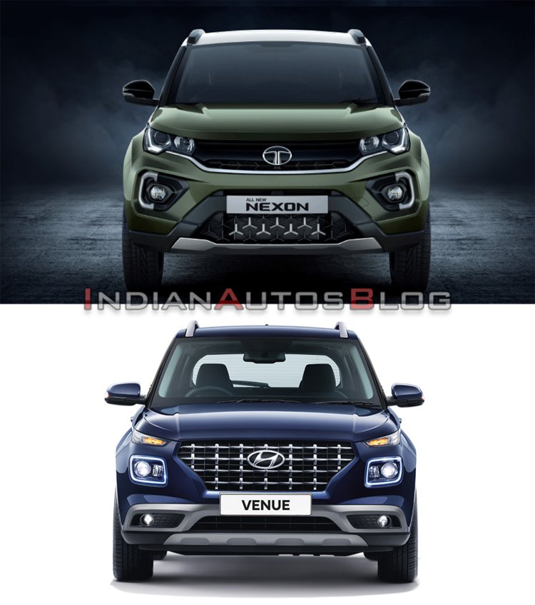 Hyundai Venue vs Tata Nexon Exterior