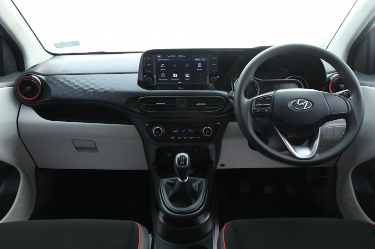 Hyundai Aura Review Images Interior Dashboard Fron