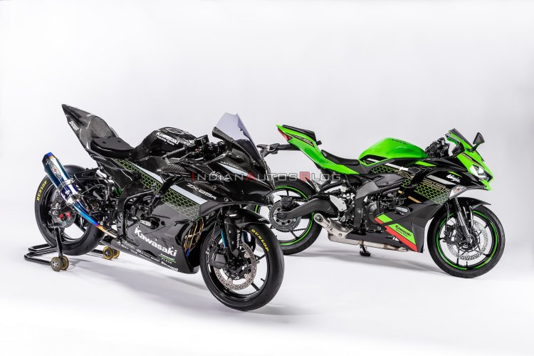 Kawasaki Ninja Zx 25r Race Version And Zx 25r