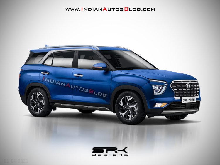 2021 Creta rendering 7 Seat Hyundai Creta Seven Seater Rendering Iab