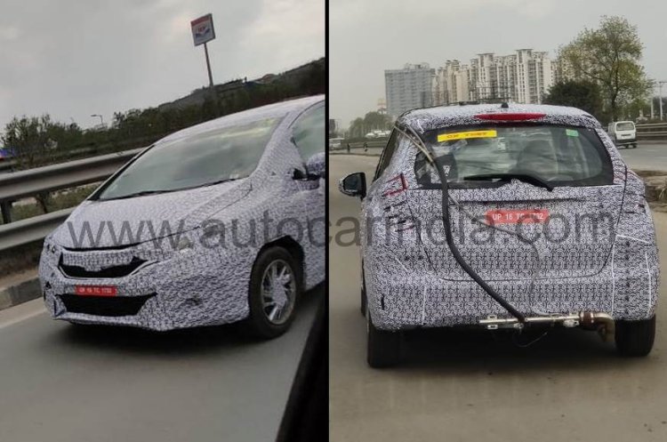 New Honda Jazz Bs6 Facelift Front Rear Spy Shot