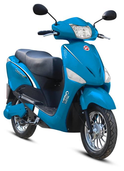 Hero Electric Optima E5 Front Three Quarter