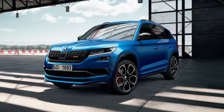 Skoda Kodiaq Rs Challenge Front Three Quarters