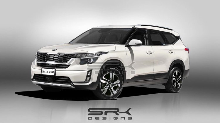 7 Seat Kia Seltos Seven Seater Suv Rendering