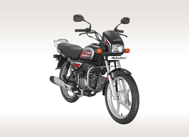 Bs6 Hero Splendor Front Three Quarter Rt