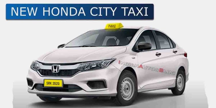 Honda City Taxi Rendering