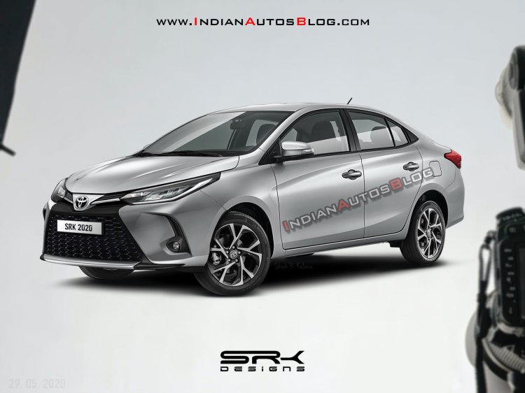 2021 Toyota Yaris Sedan Facelift Rendering