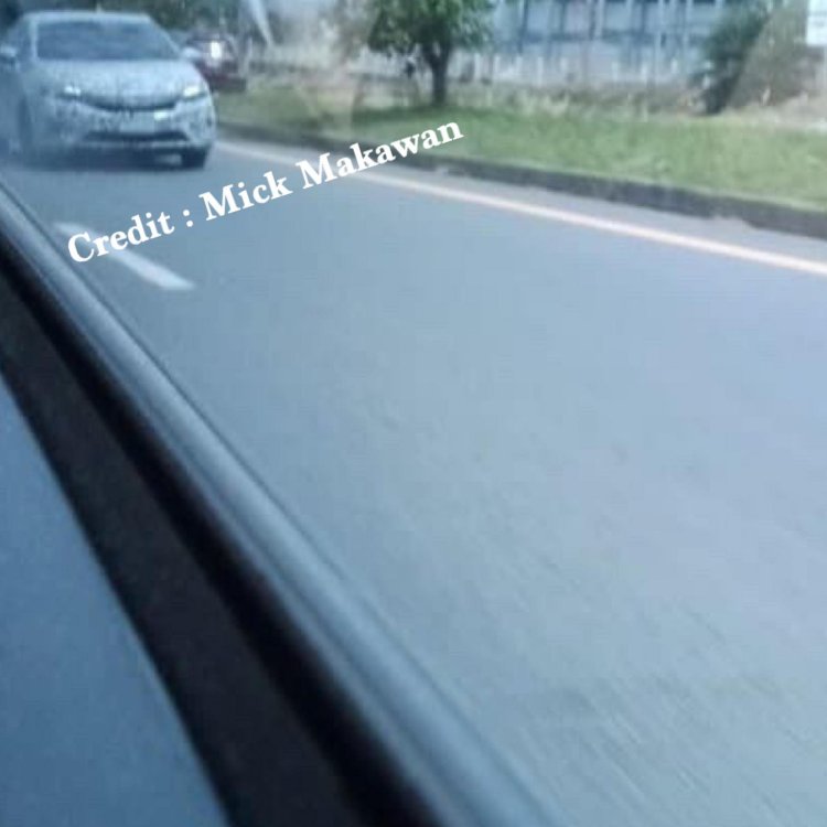 Honda City Hatchback Front Quarters Spy Shot