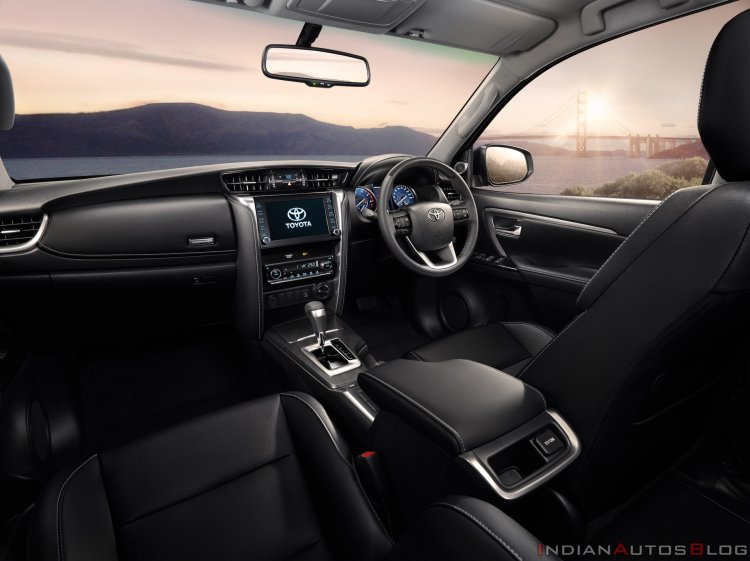 2021 Toyota Fortuner Facelift Interior Dashboard