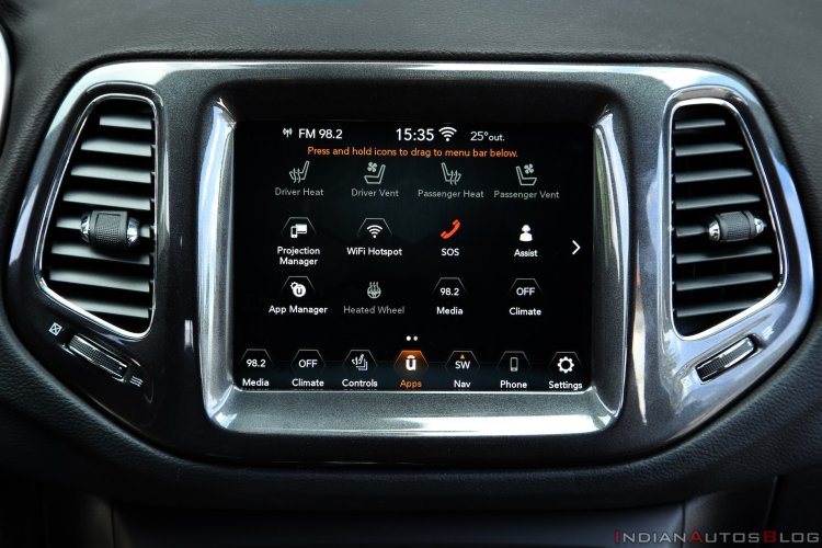 New Jeep Compass 2020 Infotainment System