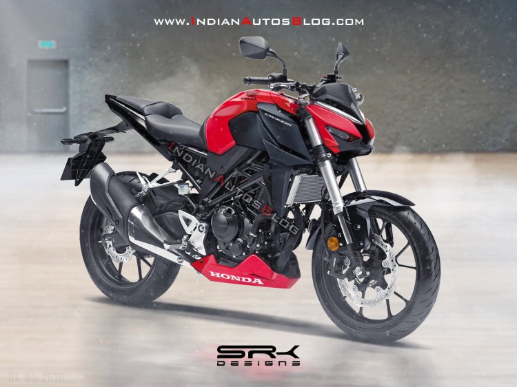 Next-gen Honda CB300R 2022 imagined - IAB Rendering