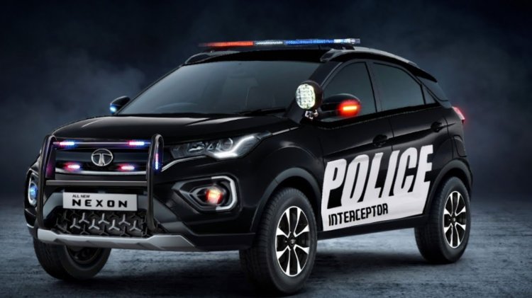 Tata Nexon Ev Police Patrol Vehicle