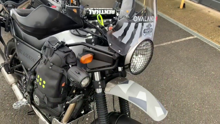 Royal Enfield Himalayan modified for stress-free long-distance touring