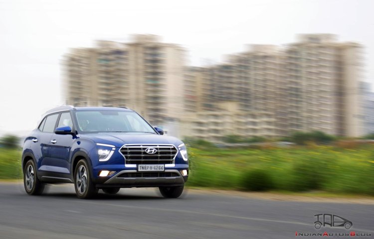 2020 Hyundai Creta Images Action Shot Front Three