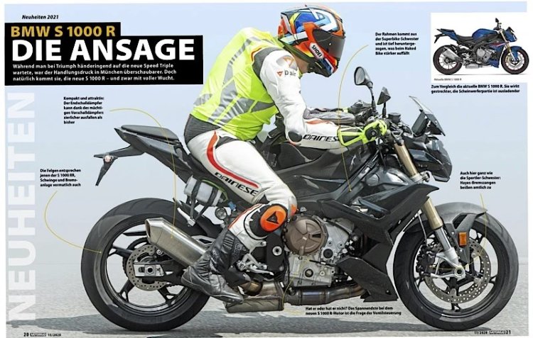 2021 Bmw S 1000 R Spy Shot