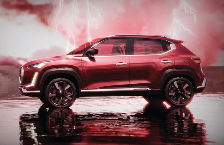 2021 Nissan Magnite Side Profile Image