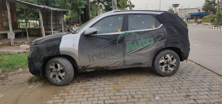 Kia Sonet Spy Shot Left Side