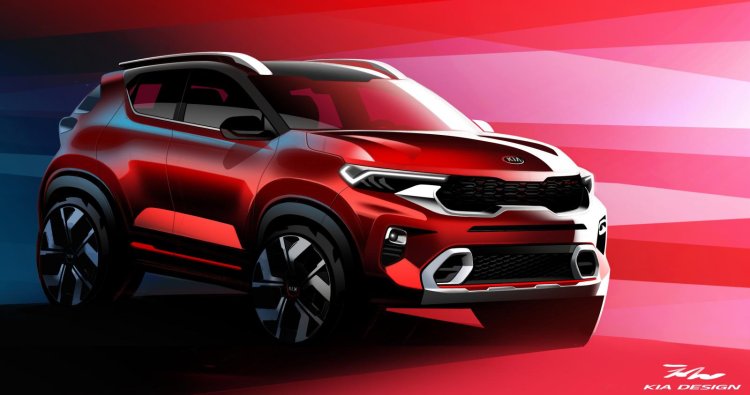 Kia Sonet Front 3 Quarters