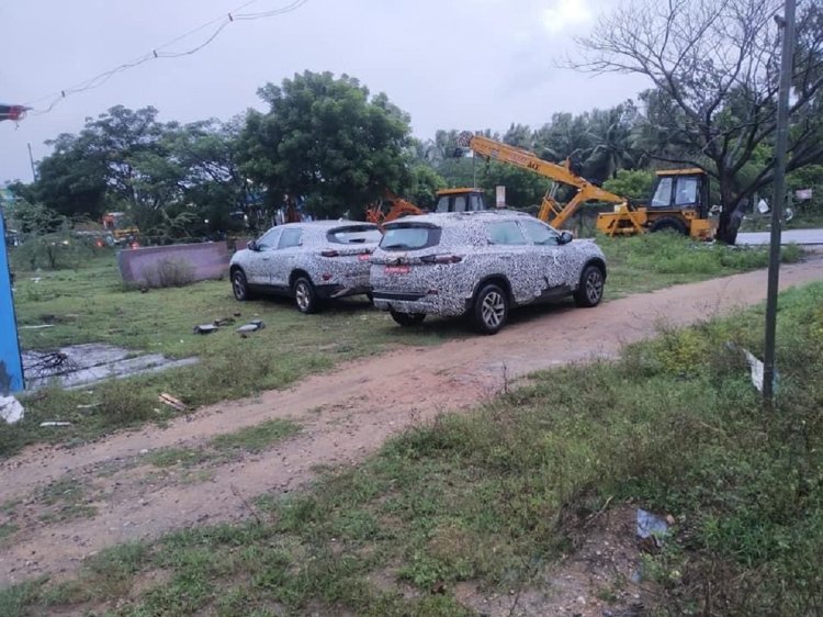 Tata Harrier And Gravitas Spotted Together With Ca
