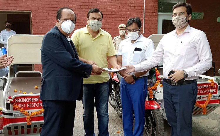 Hero Xtreme 200r First Responder Vehicle Gurugram
