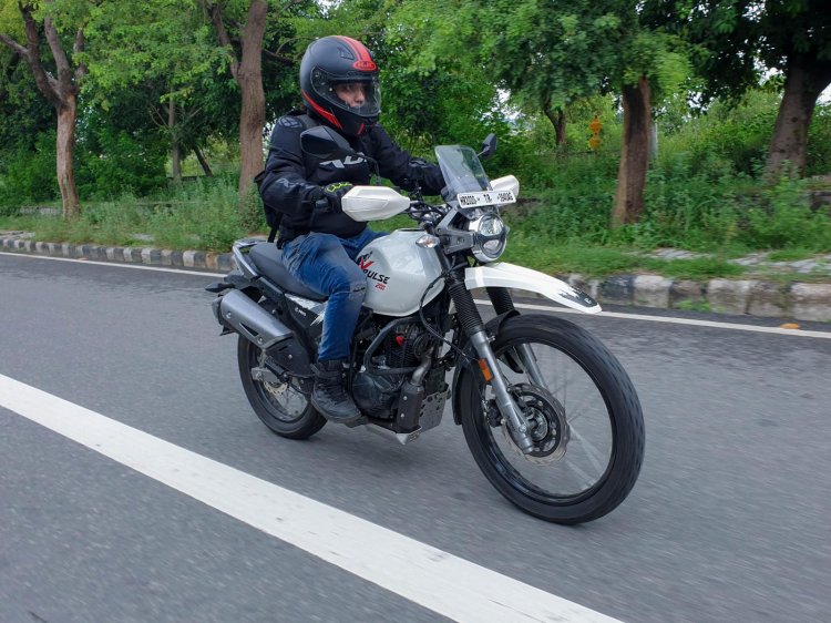Hero Xpulse 200 Road Test Review Action Front