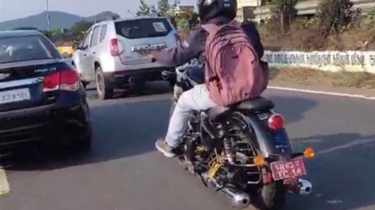 New 650cc Royal Enfield Cruiser Spied Testing For The First Time [Video]