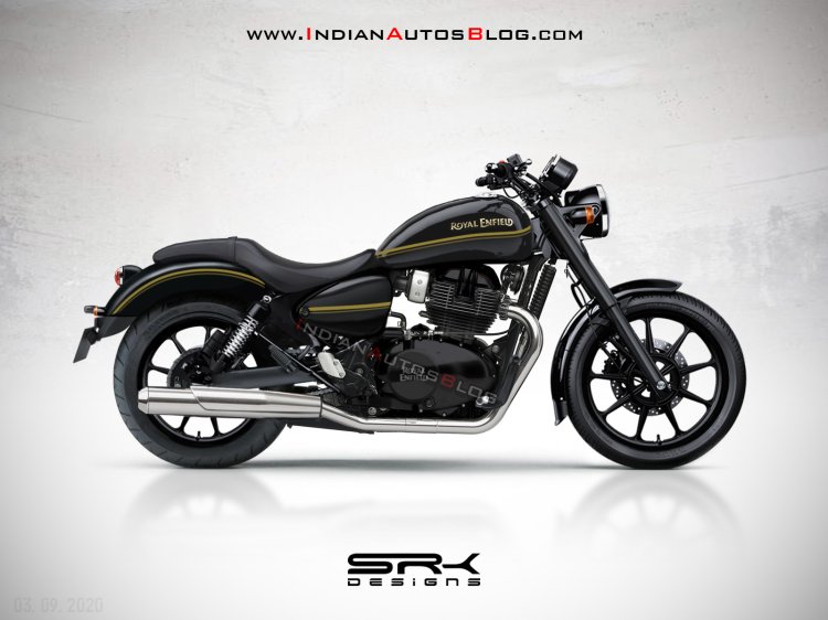 upcoming Royal Enfield Cruiser Rendering