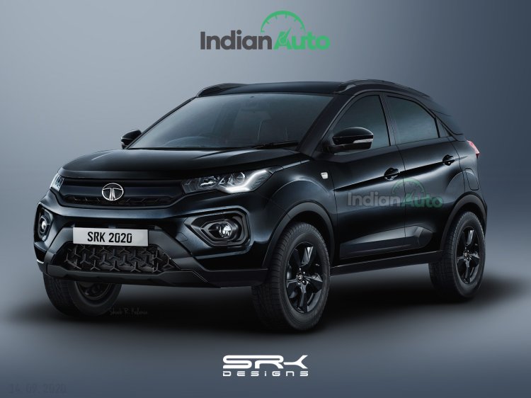 Tata Nexon Dark Edition Render