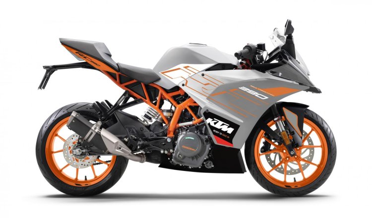 Ktm Rc 390 Metallic Silver Right Side