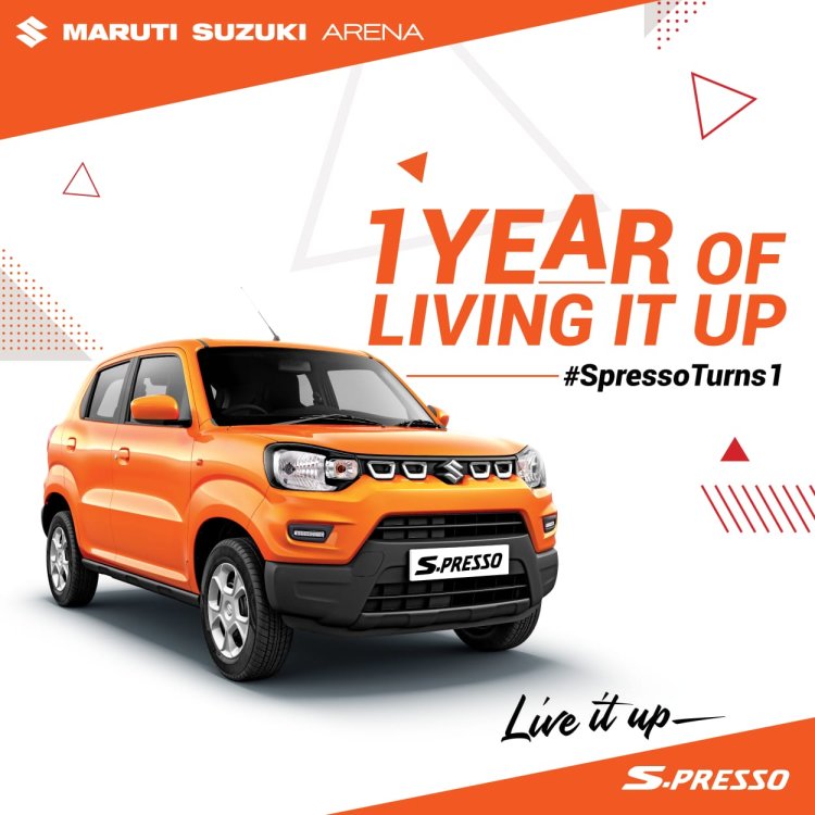 Maruti S Presso Front Right 1 Year Completed