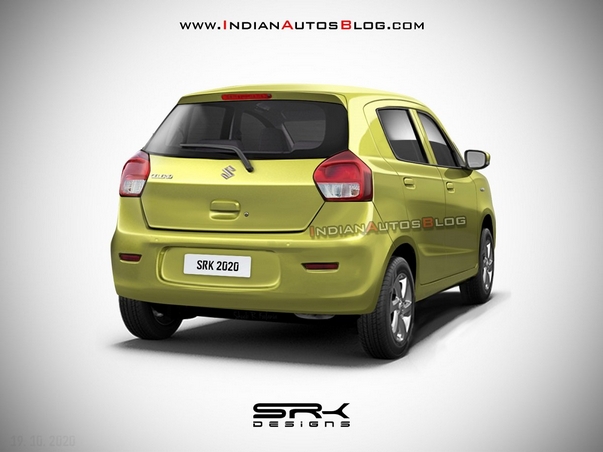 Next Gen Maruti Celerio Render By Srk Rear