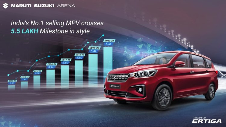 Maruti Suzuki Ertiga 5 Lakh Sales Milestone