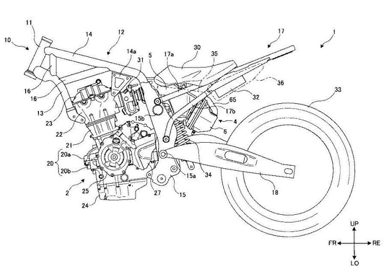 Suzuki Parallel Twin Engine Patent Image