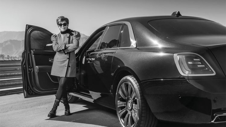 Kris Jenner Rolls Royce Ghost