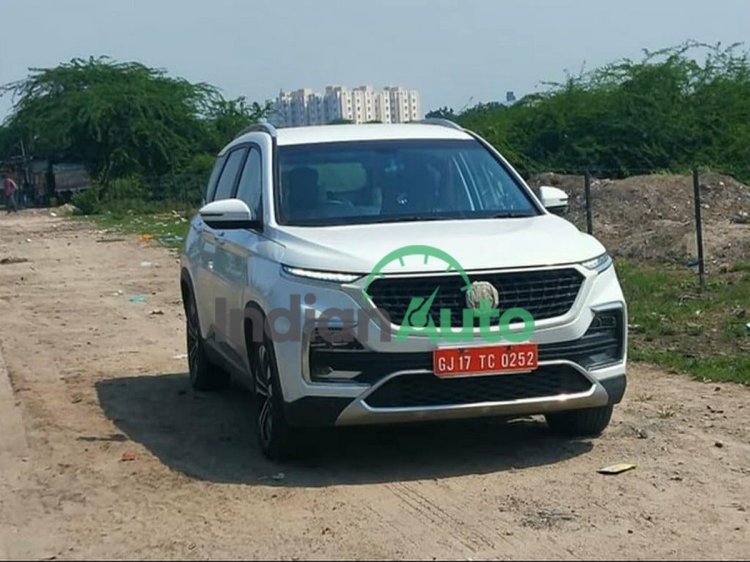 Mg Hector Facelift Spy Images 2