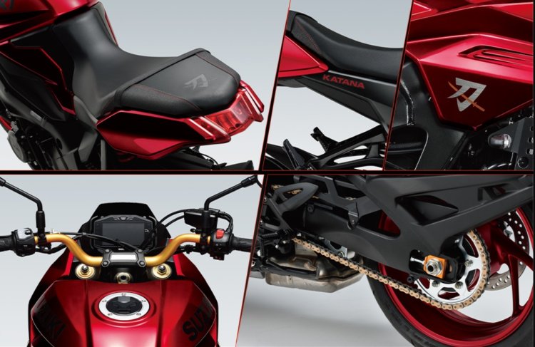 Suzuki Katana Candy Darling Red Features