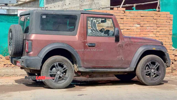 Mahindra Thar New Spy Shots 2