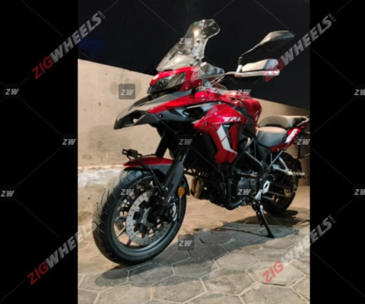 Bs6 Benelli Trk 502 Spied Front Left