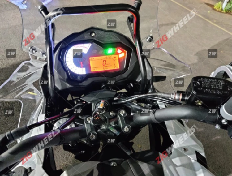 Bs6 Benelli Trk 502 Spied Instrument Cluster