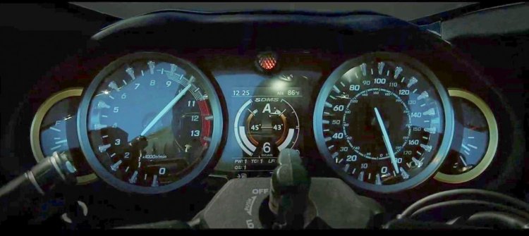 2021 Suzuki Hayabusa Instrument Cluster Teaser