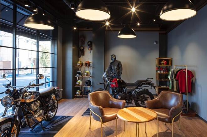 Royal Enfield Japan Store Inside