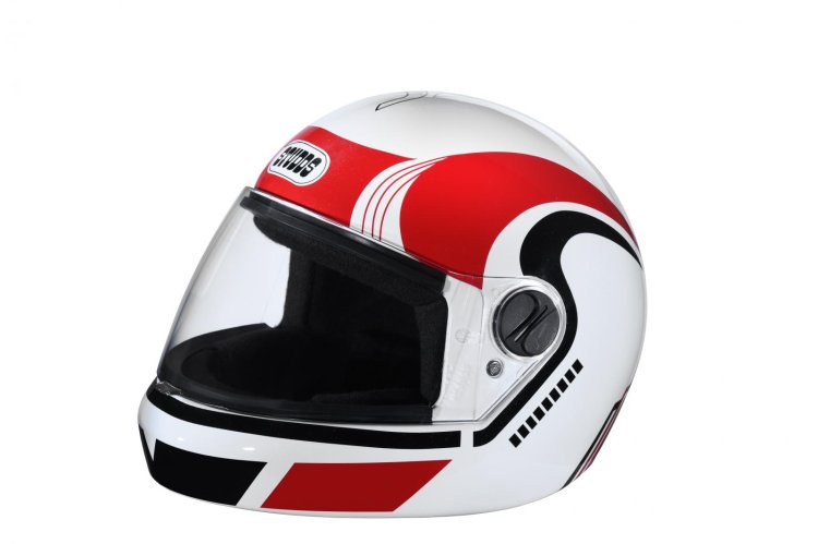 Studds Jade D3 Decor Helmet Red Left