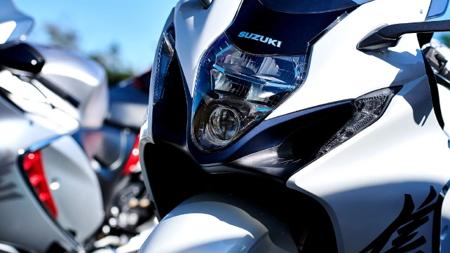 2021 Suzuki Hayabusa Headlamp Closeup