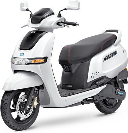 Tvs Iqube Front Quarter Left