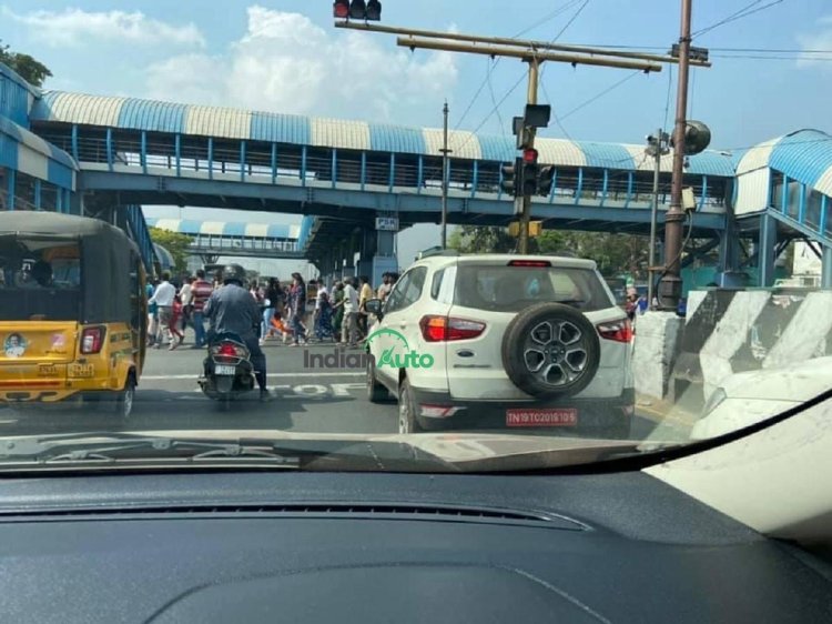 Ford Ecosport New Spy Shots Rear Quarter