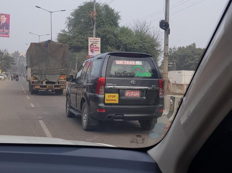 Tata Safari Storme Spyshots Telco